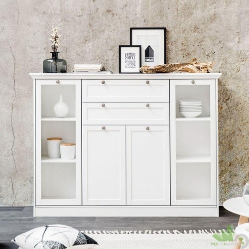 Credenza stile nordico legno - credenza,