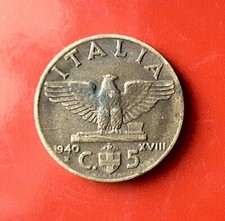 5 CENTESIMI 1940 ERRORE -