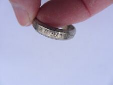 ANELLO ORO ALLA PATRIA  18 NOV 1935 XIV SCRITTA ESTERNA MATERIALE AUTARCHICO?WW2