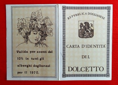 Carta identità dolcetto - identità,