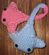 Coppia di razze all'uncinetto