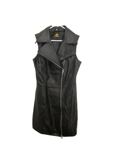 Mini abito moto pelle - , di