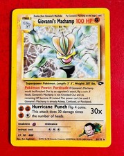 Lotto Carte Pokemon Machamp 6/132 Gym Heroes Holo 