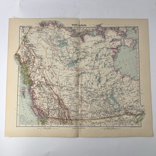 Stieler hand atlas 1908 canada - stieler, hand-atlas