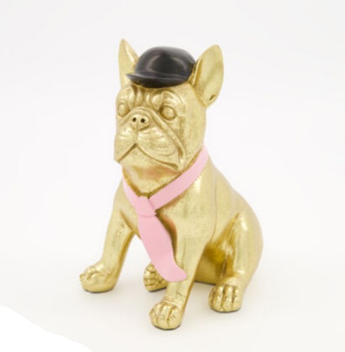Cravatta rosa ornamento - , cane