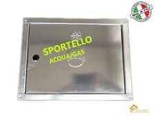 Sportello per contatore acqua gas in acciaio zincato porta portello chiusura 