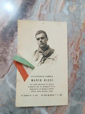 Luttino Medaglia D'oro Valor Militare Guerra Di Spagna Carrista Mario Ricci