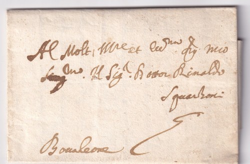 Aa312 antica lettera - lettera, da