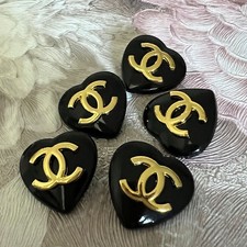 Oro nero set 10 bottoni Ø 25