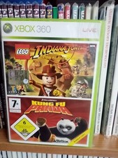 Lego Indiana jones + kung fu panda - XBOX 360 bundle pack perfetto ottimo