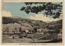 CABANNE D'AVETO - REZZOAGLIO - GENOVA - PANORAMA - VIAGG. 1955 -51373-