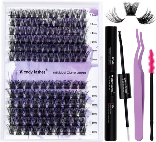 Ciglia finte ciuffetti kit - finte,