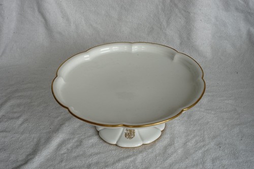 Rare plat tarte porcelaine - à,