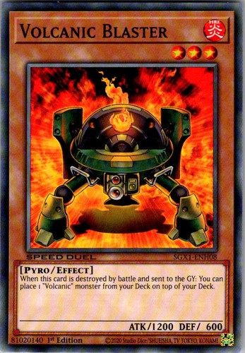 Volcanic blaster speed duel - blaster,