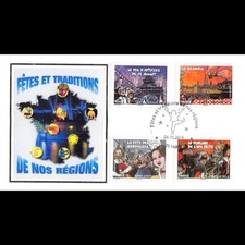 FDC soie - Fêtes et