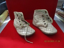 SCARPE DA BEBE' artigianali fine 800 interamente fatte a mano - qualità museale