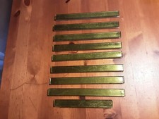 9 ELEMENTI DECORATIVI IN VETRO STRATIFICATO