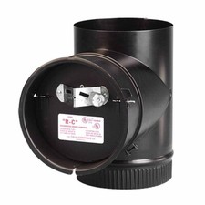 5" Diameter Black Barometric