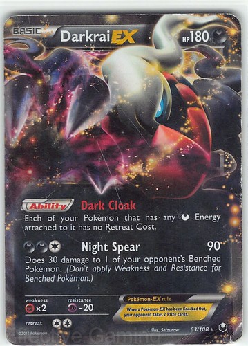 Darkrai 108 holo ex rare - 63/108,
