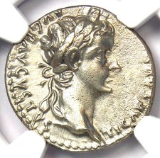 Tiberio AR Denario Argento