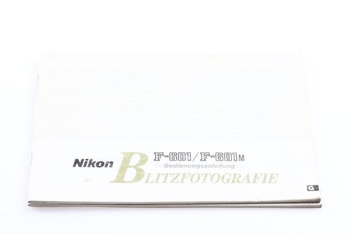 Nikon 601 f601m istruzioni - nikon,