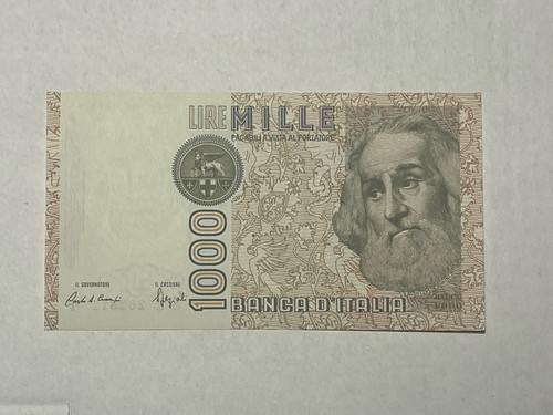 Banconote italiane mille - italiane,