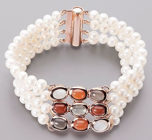 Bracciale perle argento 925