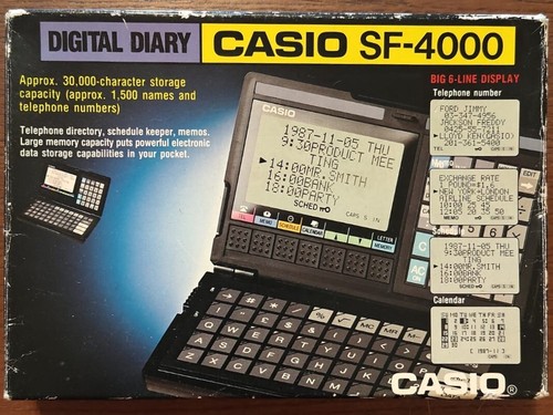 Casio 4000 agenda digitale - agenda,