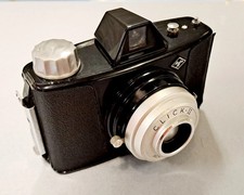 Macchina Fotografica Vintage AGFA CLICK II + Custodia Originale Made In Germany