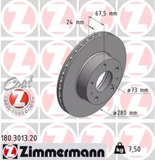 Set freni a disco ZIMMERMANN