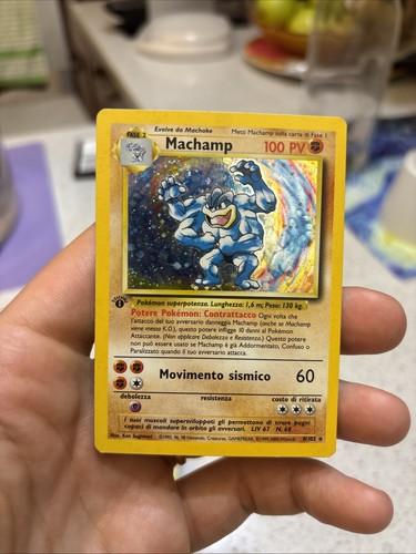 Pokemon machamp 102 base - pokemon,