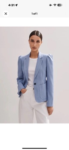 Blazer aderente met em - met, me+em