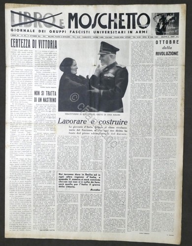 Giornale libro moschetto - libro,