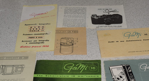 Gami gamma set - 16, libretto