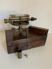 Antico livello topografico (completo di cassetta originale in legno) inizio '800