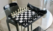 Scacchiera di pelle The