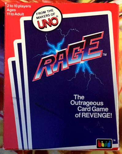 Carte vintage 1983 - , rage