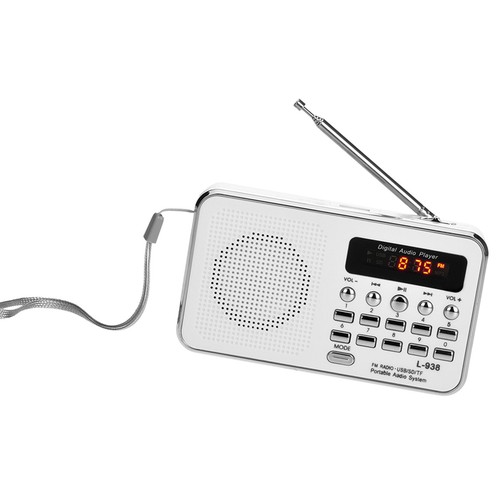 Tragbares radio mit w - tragbares, fm-radio