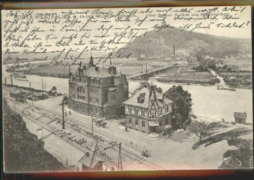 Porta westfalica monumento - porta,