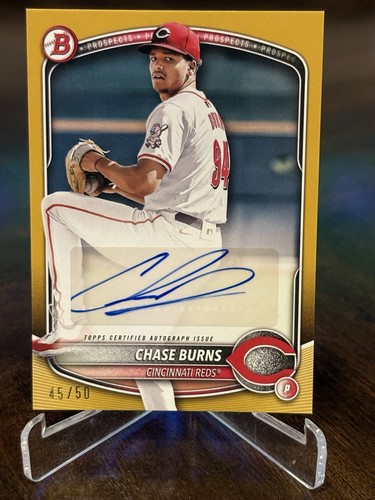 2025 bowman chase burns gold - 2025,