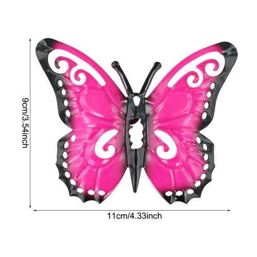 Farfalla metallo colorata - in,