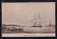 Cartolina Venezia Venise Voiles Blanches E655