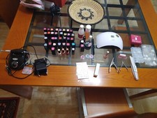 Unghie passione Kit Ricostruzione Unghie con Lampada LED e Fresa Professionale