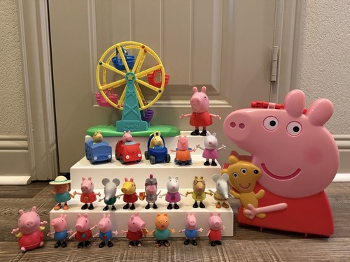 Peppa pig lot figures - -,