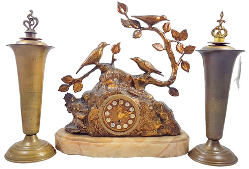 Orologio camino bronzo - da,