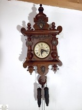 176357 Antico orologio a pendolo foresta nera del XIX secolo