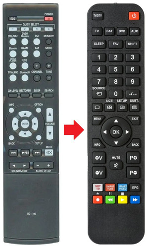 Telecomando adatto per denon - adatto,