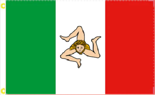 Stendardo bandiera siciliana - stendardo,