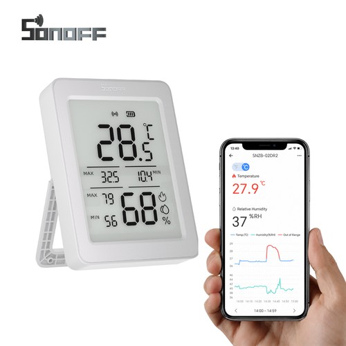 Sonoff snzb 02dr2 zigbee lcd - sonoff, snzb-02dr2