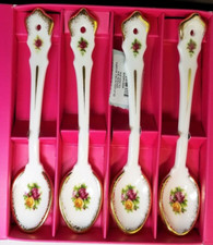 Royal Albert Old Country Roses cucchiaio SET DI 4 in scatola # 40014089